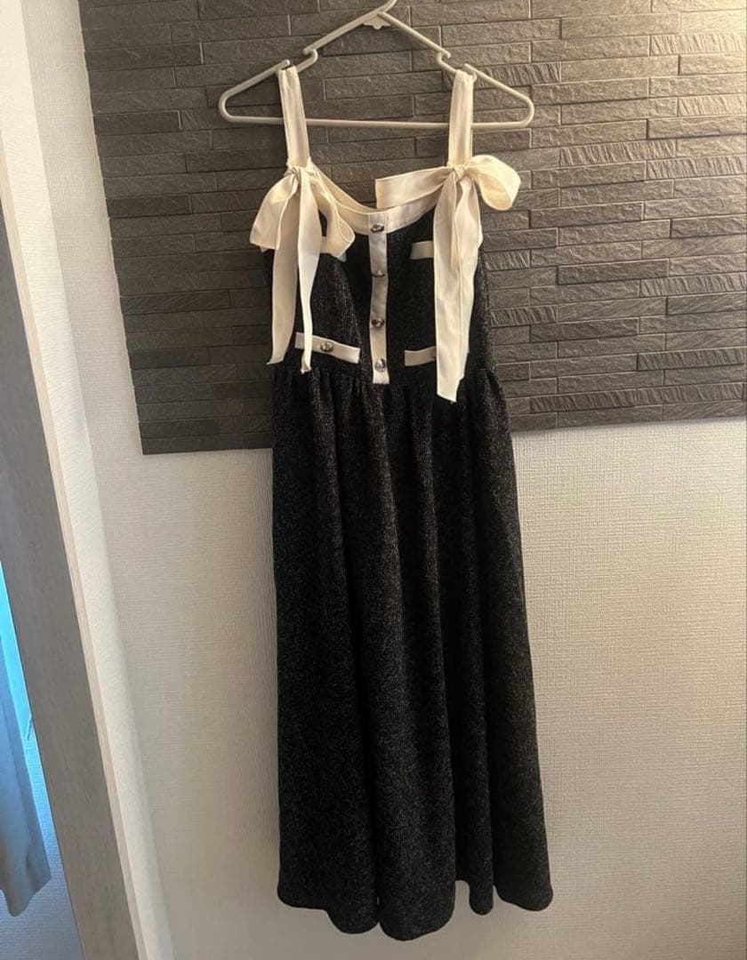ワンピース herlipto herlipto Verona Tweed LongDress
