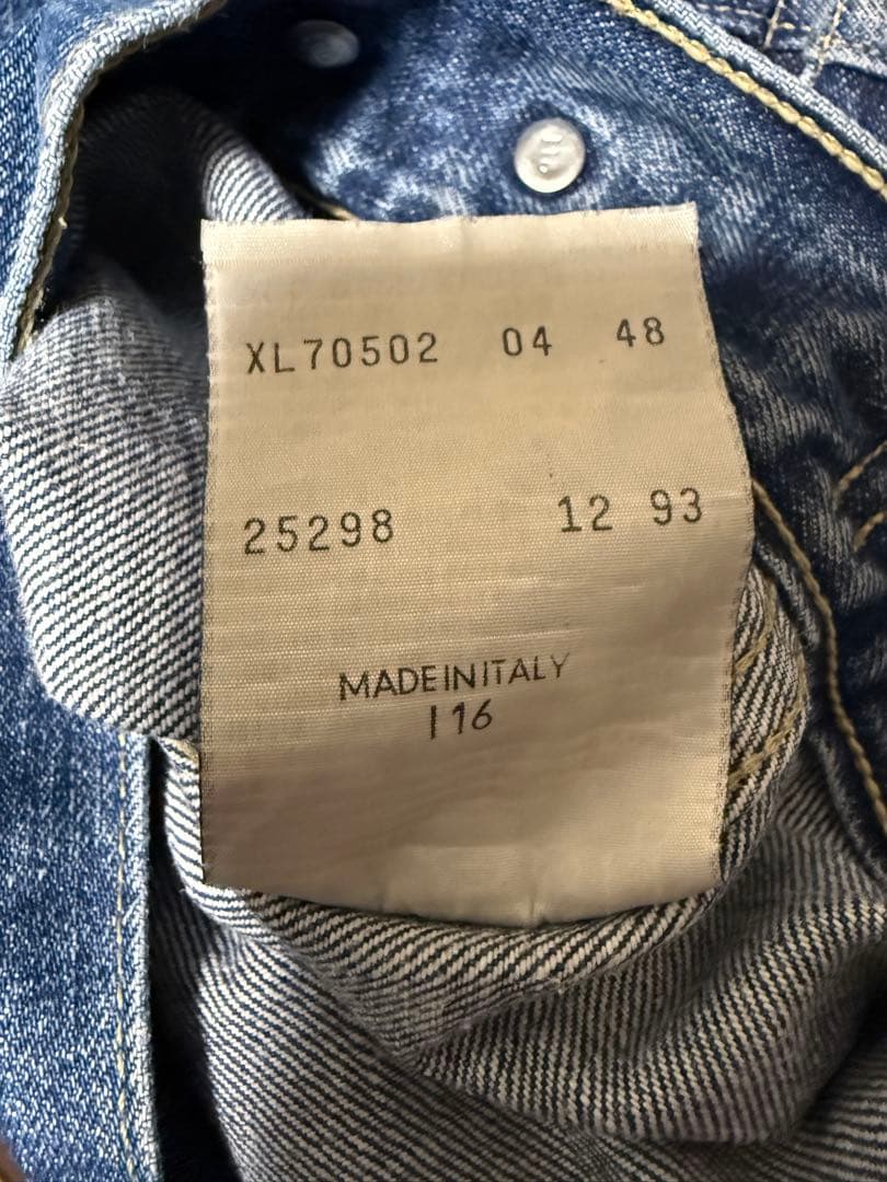 ITALY製 美品 XL levis 70502 2nd ユーロ ヴィンテージ