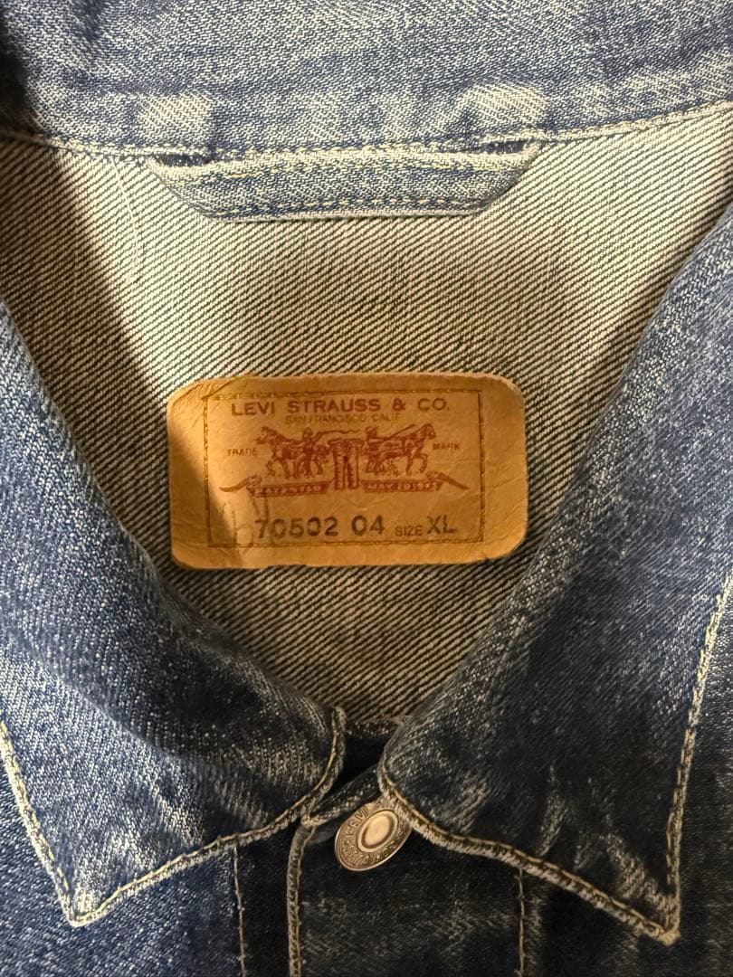 ITALY製 美品 XL levis 70502 2nd ユーロ ヴィンテージ