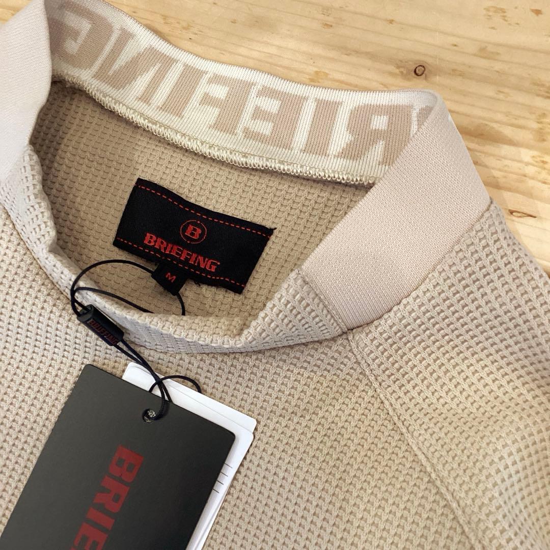 新品　BRIEFING CE WAFFLE NECK LOGO HIGHNECK