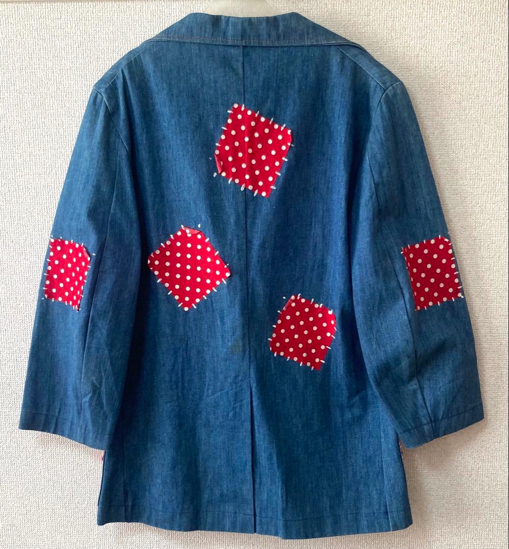 希少‼︎ JC Penney 70s ヴィンテージ デニムジャケット赤パッチ 44