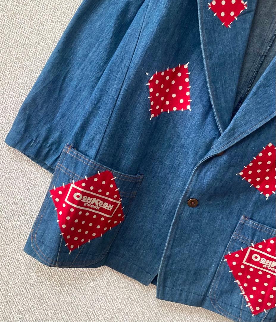 希少‼︎ JC Penney 70s ヴィンテージ デニムジャケット赤パッチ 44