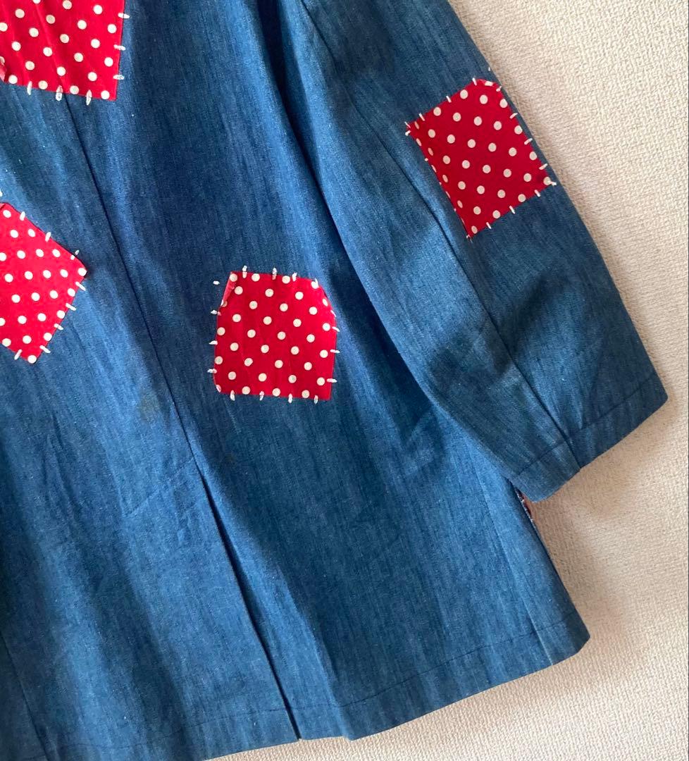 希少‼︎ JC Penney 70s ヴィンテージ デニムジャケット赤パッチ 44