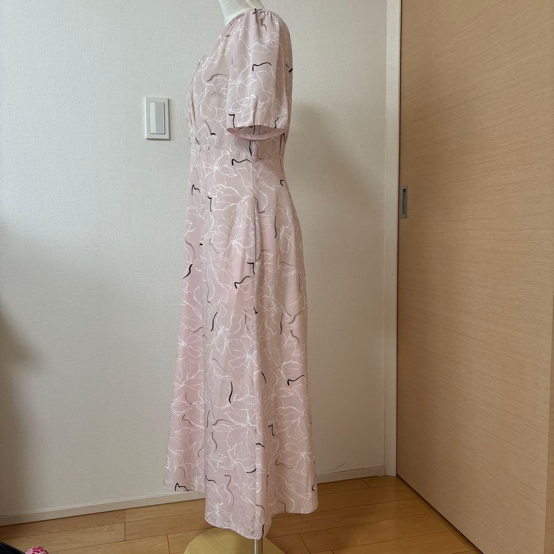 トッカ　フラワープリント　ロングワンピース　サイズ4