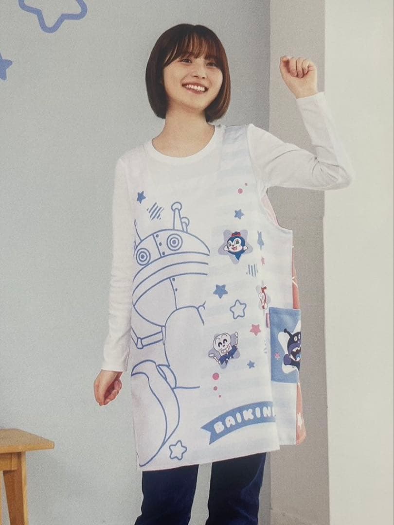アンパンマン・バイキンマン 2wayエプロン