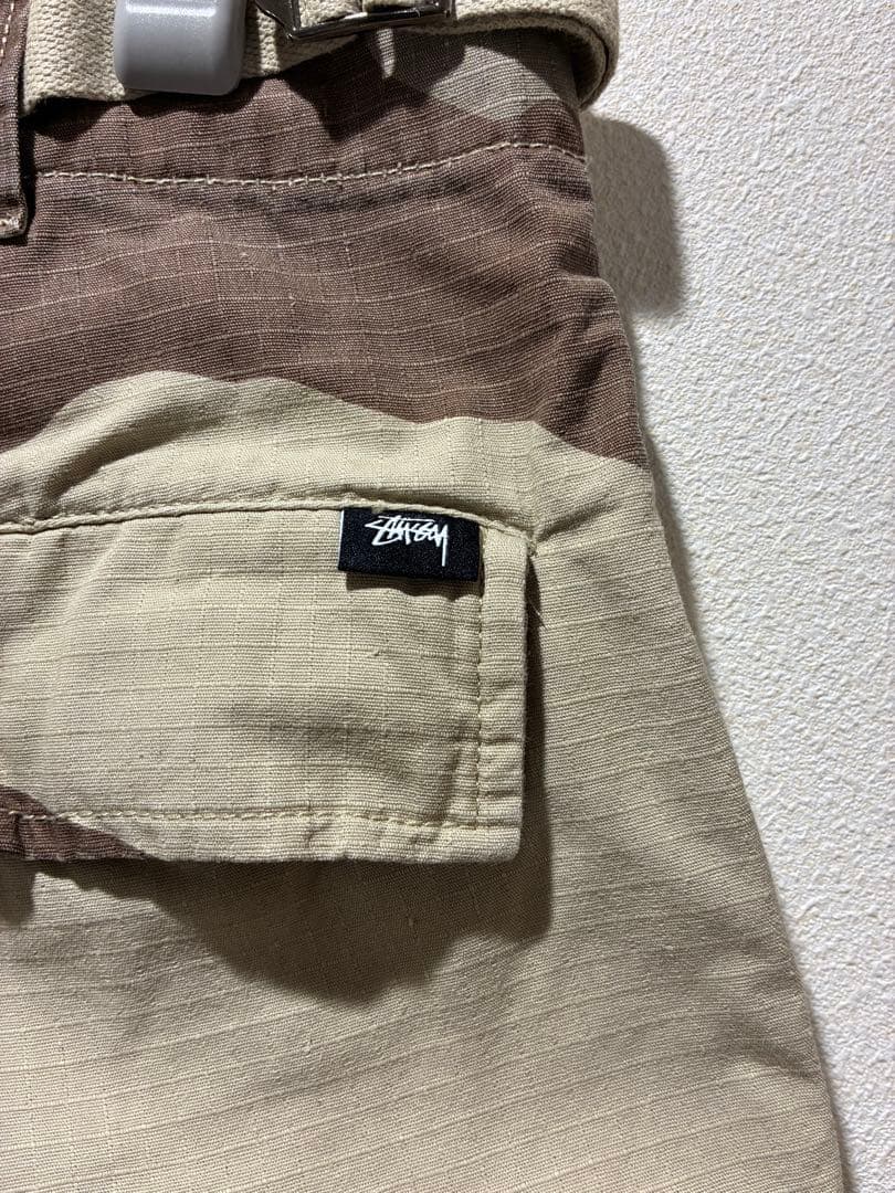 stussy カーゴパンツ　迷彩カモ