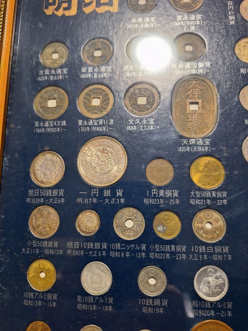 江戸 明治 大正 昭和 貨幣一覧 古銭額 記念硬貨(213枚) 一円銀貨寛永通宝