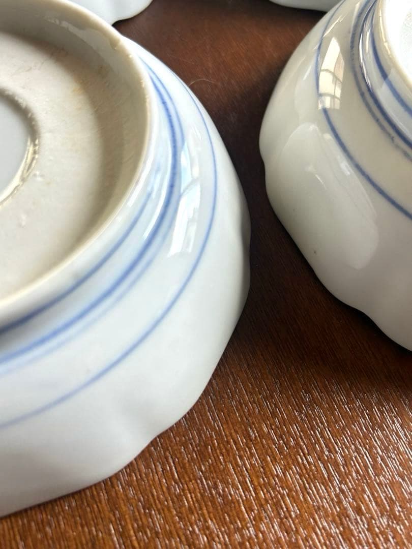 明治　大正　陶磁器　手書き染め