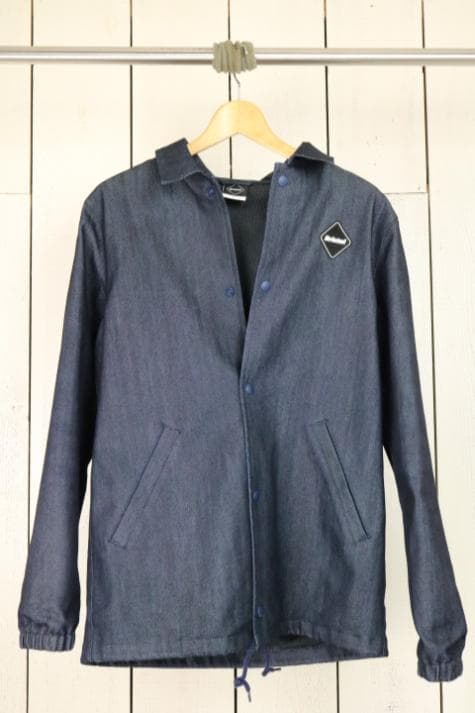 ぽ*ん様 【超美品】☆エフシーレアルブリストル：デニムコーチジャケット　ロゴ　イ