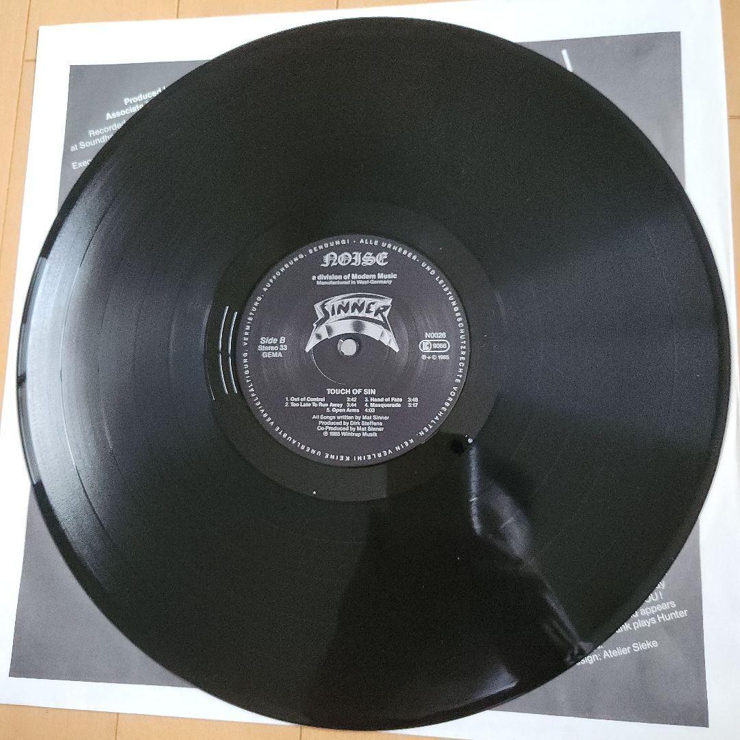 輸入盤 SINNER/タッチ　オブ　シン　レコード