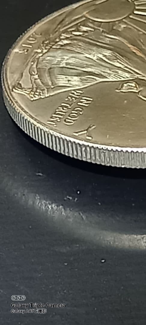 2015年 ウォーキン・リバティ 純銀1オンス銀貨