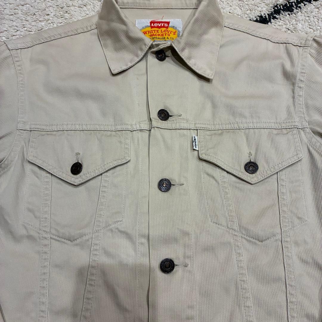90s リーバイス 70505白タブ コーデュロイデニムジャケット サイズ38
