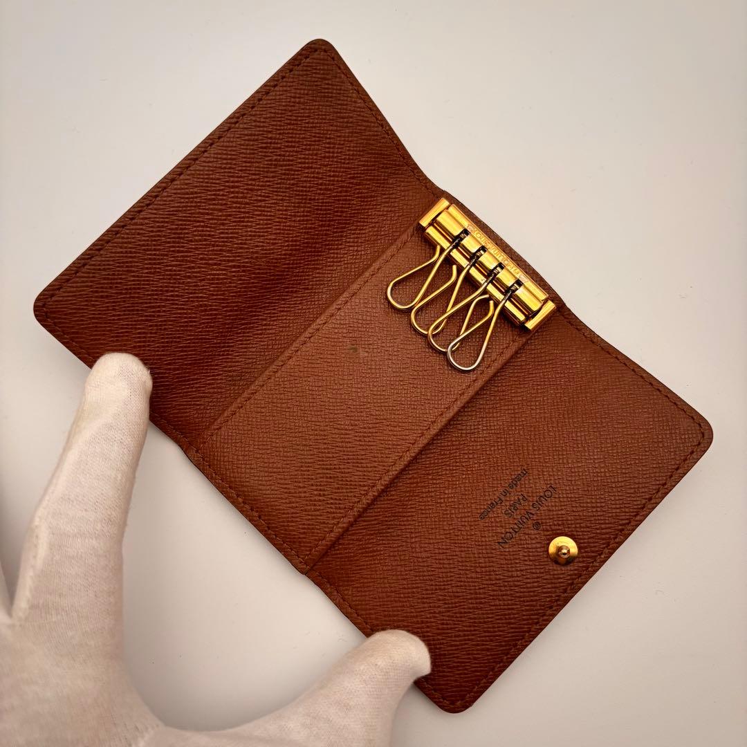 【鑑定済み】✨美品✨ルイヴィトン✨モノグラム キーケース ミュルティクレ4