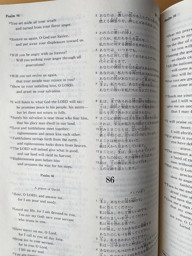 バイリンガル聖書 日本語・英語