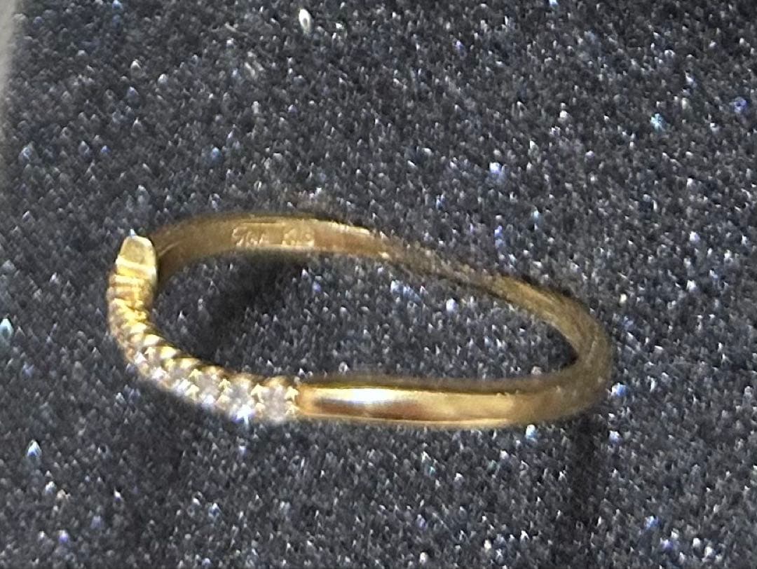 スタージュエリー　dia star dust ring k18 11号