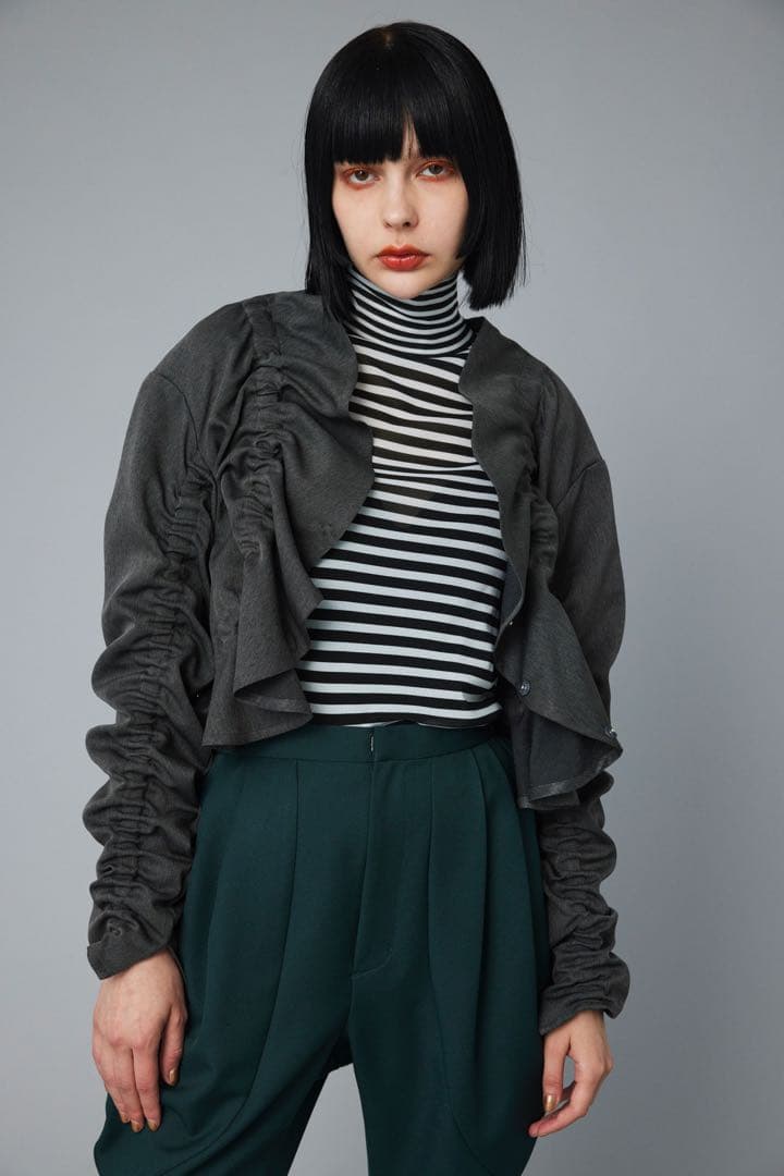 herin.cye シャーリングジャケット