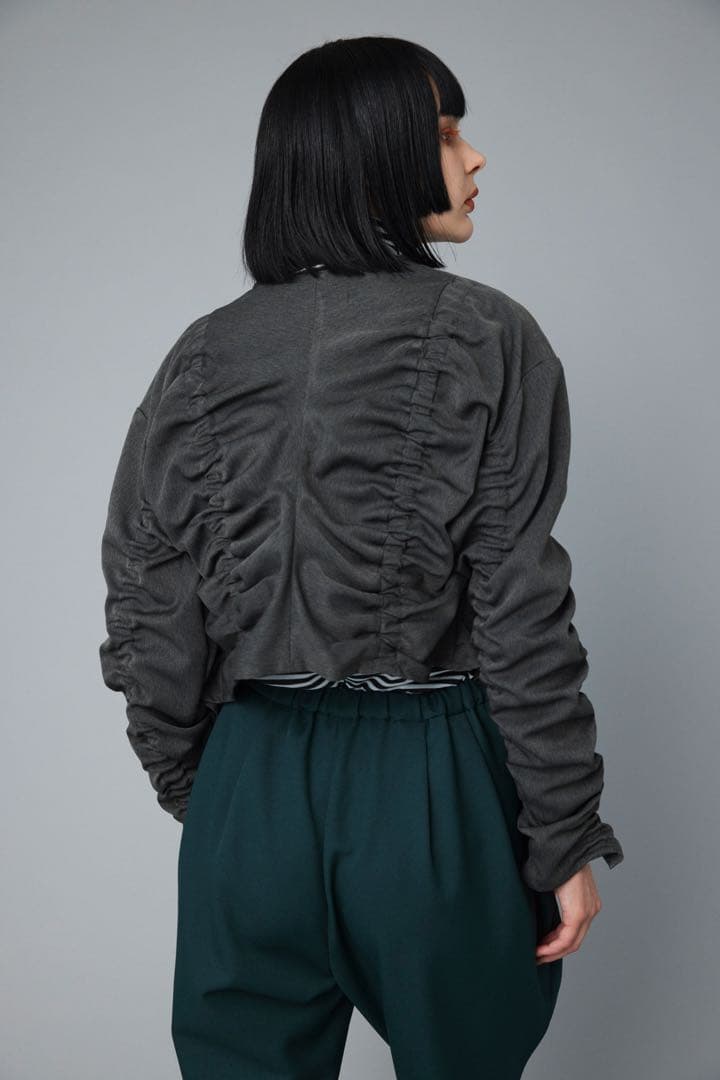 herin.cye シャーリングジャケット