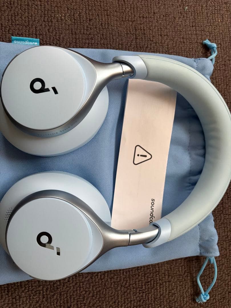 Anker sound core space one水色ヘッドホンワイヤレス