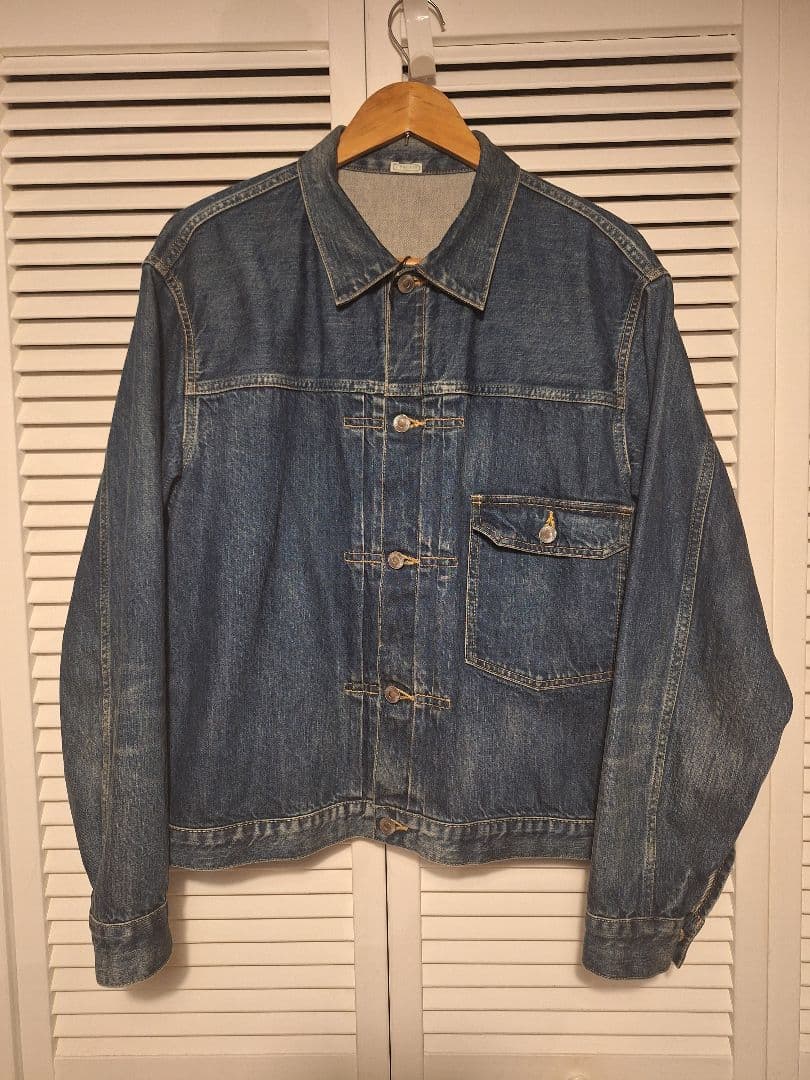 ジャケット・アウター A. PRESSE 24SS 1st Type Denim Jacket 46
