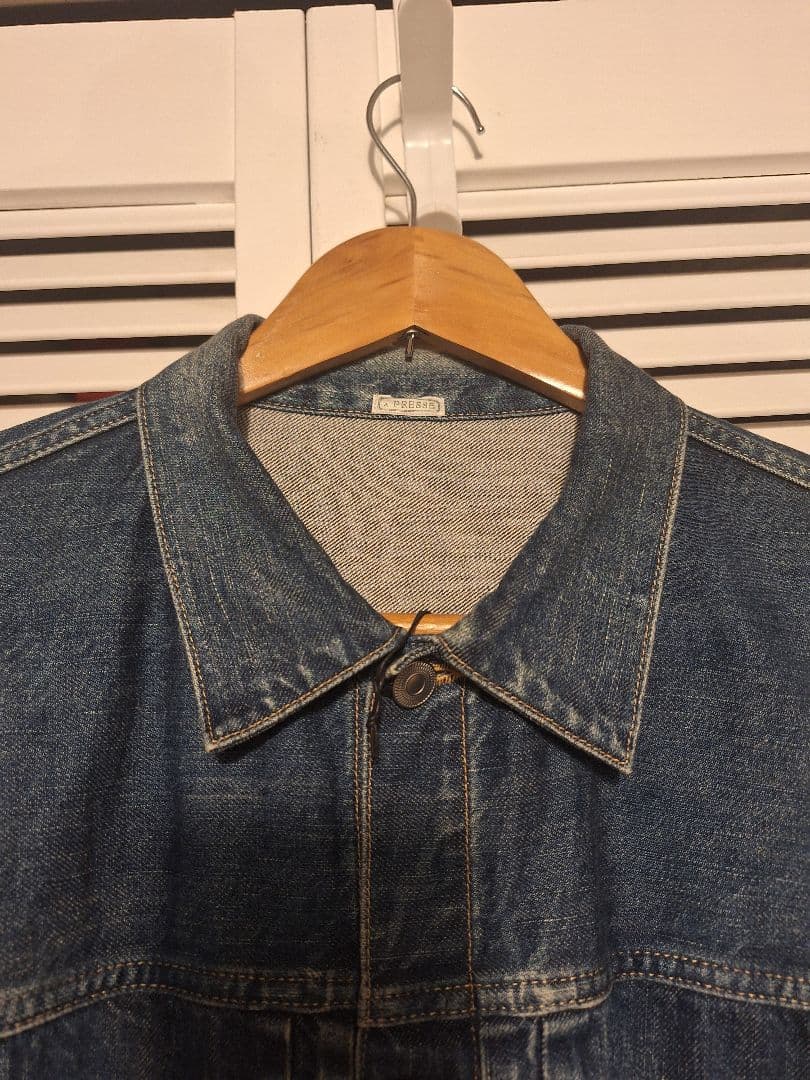 ジャケット・アウター A. PRESSE 24SS 1st Type Denim Jacket 46