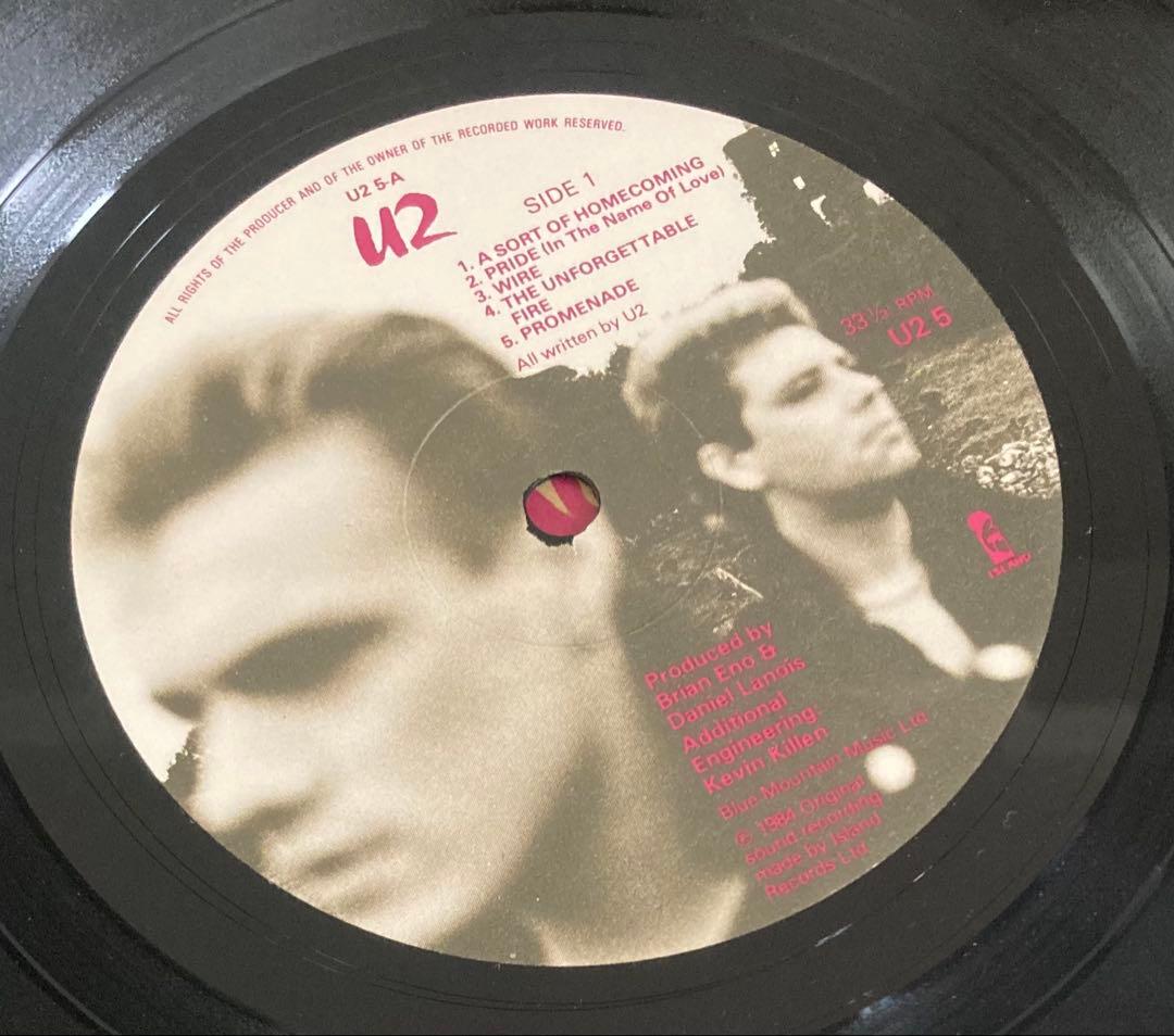 ◾️️UKオリジナル盤■U2 ■The Unforgettable Fire◾️1LP