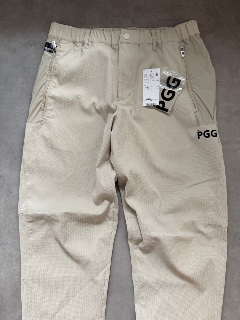 美品 ★PGG ジョガーパンツ パーリーゲイツベージュ PEARLY GATES