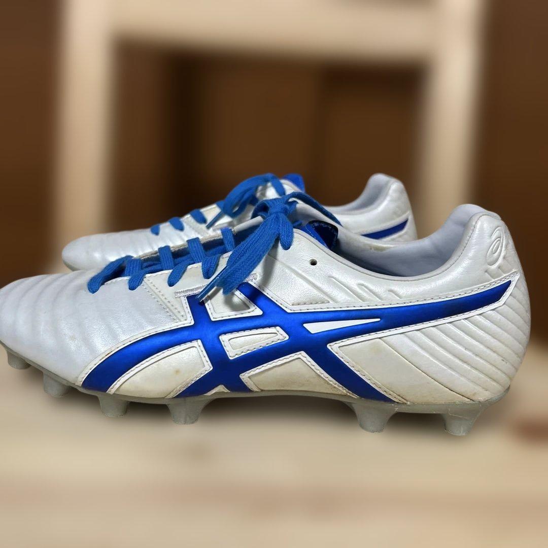 DS LIGHT CLUB WIDE アシックス サッカースパイク 青白 26
