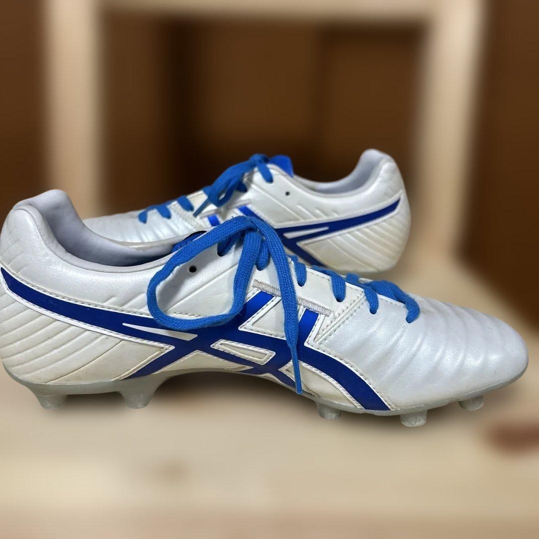 DS LIGHT CLUB WIDE アシックス サッカースパイク 青白 26