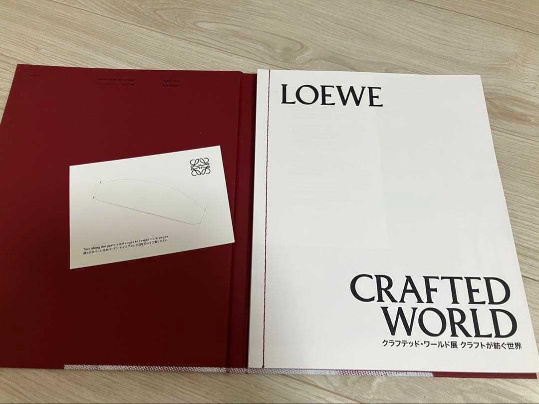【激レア】ロエベLOEWE クラフテッドワールド展写真集 カタログISSUE6