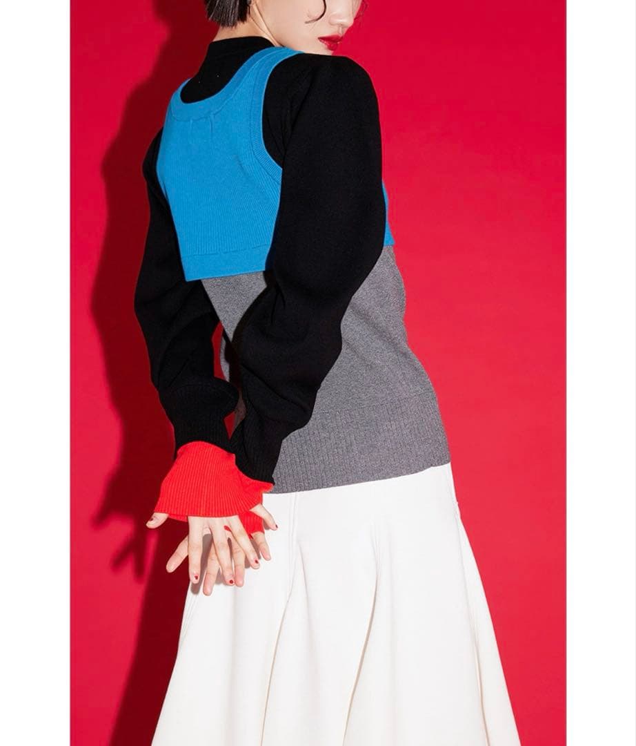 新品 OMMO BLOCKING KT BUSTIER SET
