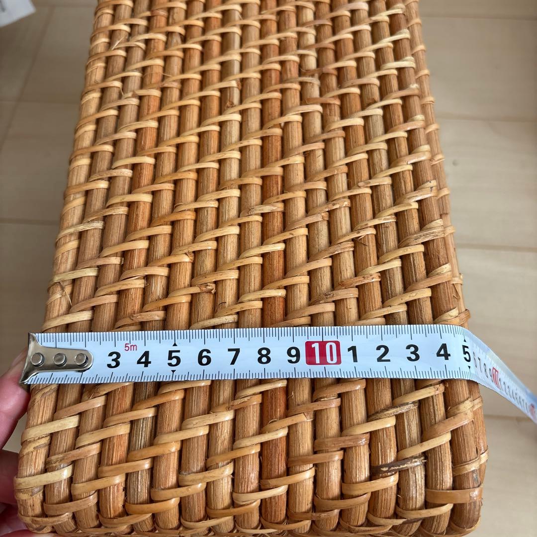 無印　ラタンカゴ　3個セット