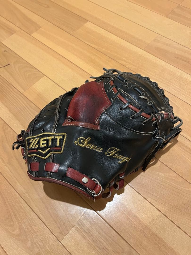 こ*は様 プロ野球選手　実使用　キャッチャーミット　西武ライオンズ　プロステイタ