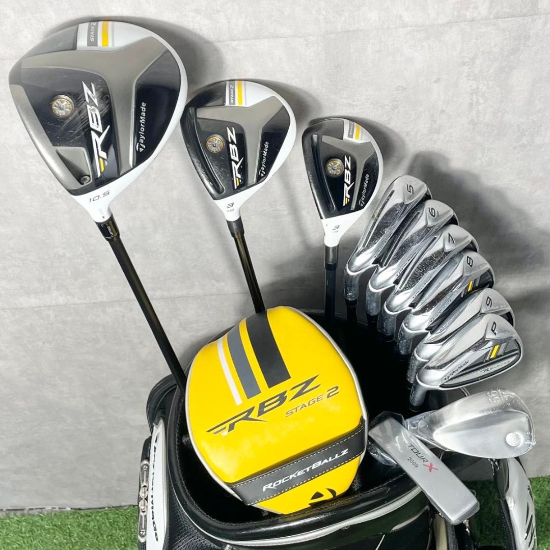 【貴重レフティ】テーラーメイド RBZ ゴルフクラブセット 11本 R 左 良品