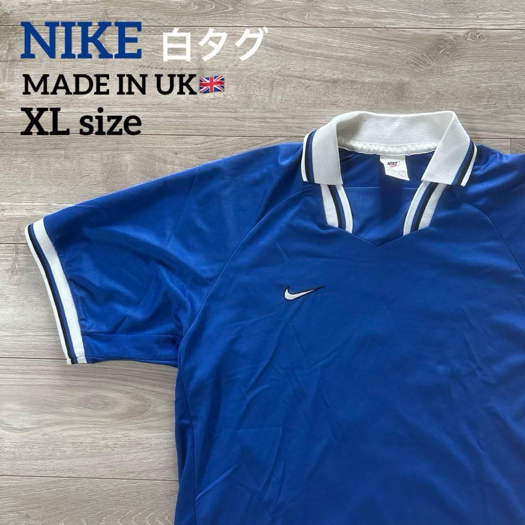 希少　NIKE サッカー　ユニフォーム　ゲームシャツ　XL 白タグ　90s