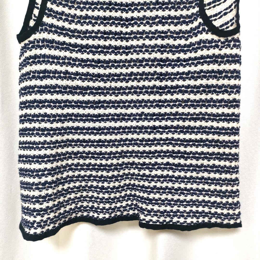 【美品】トゥモローランド クロッシュトリコット フロンタブルトップス