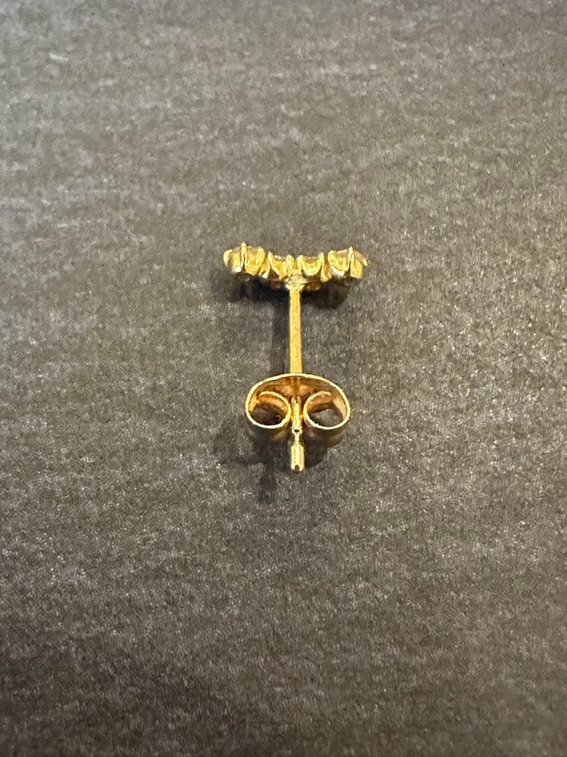アーカー AHKAH アイスペレッツ ピアス 18K 片耳用