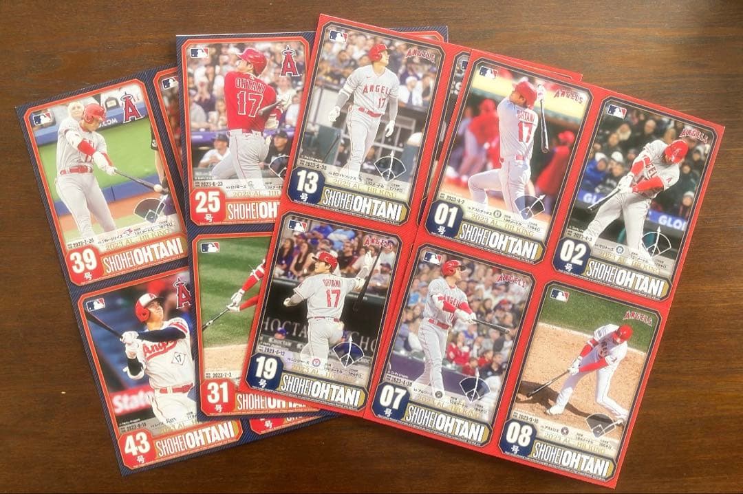 Shohei Ohtani 2023年ホームランキング記念カードセット
