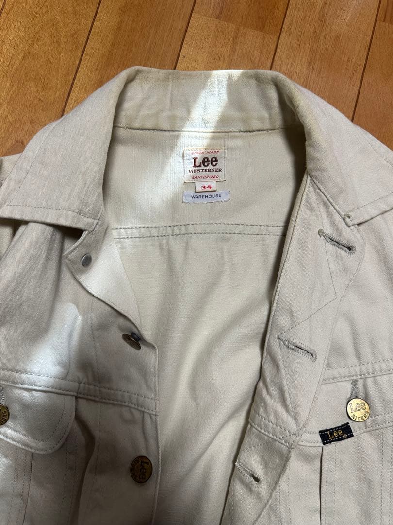 Lee＆Warehouse アイボリー デニムジャケット
