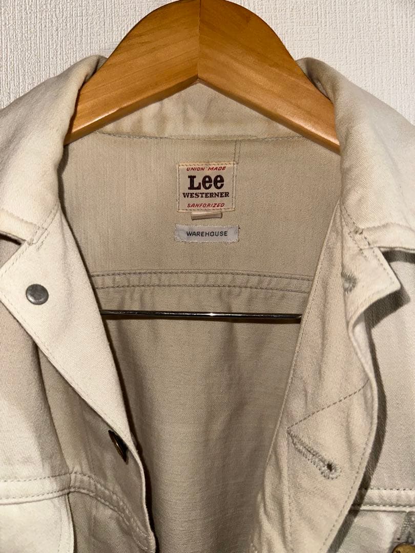 Lee＆Warehouse アイボリー デニムジャケット
