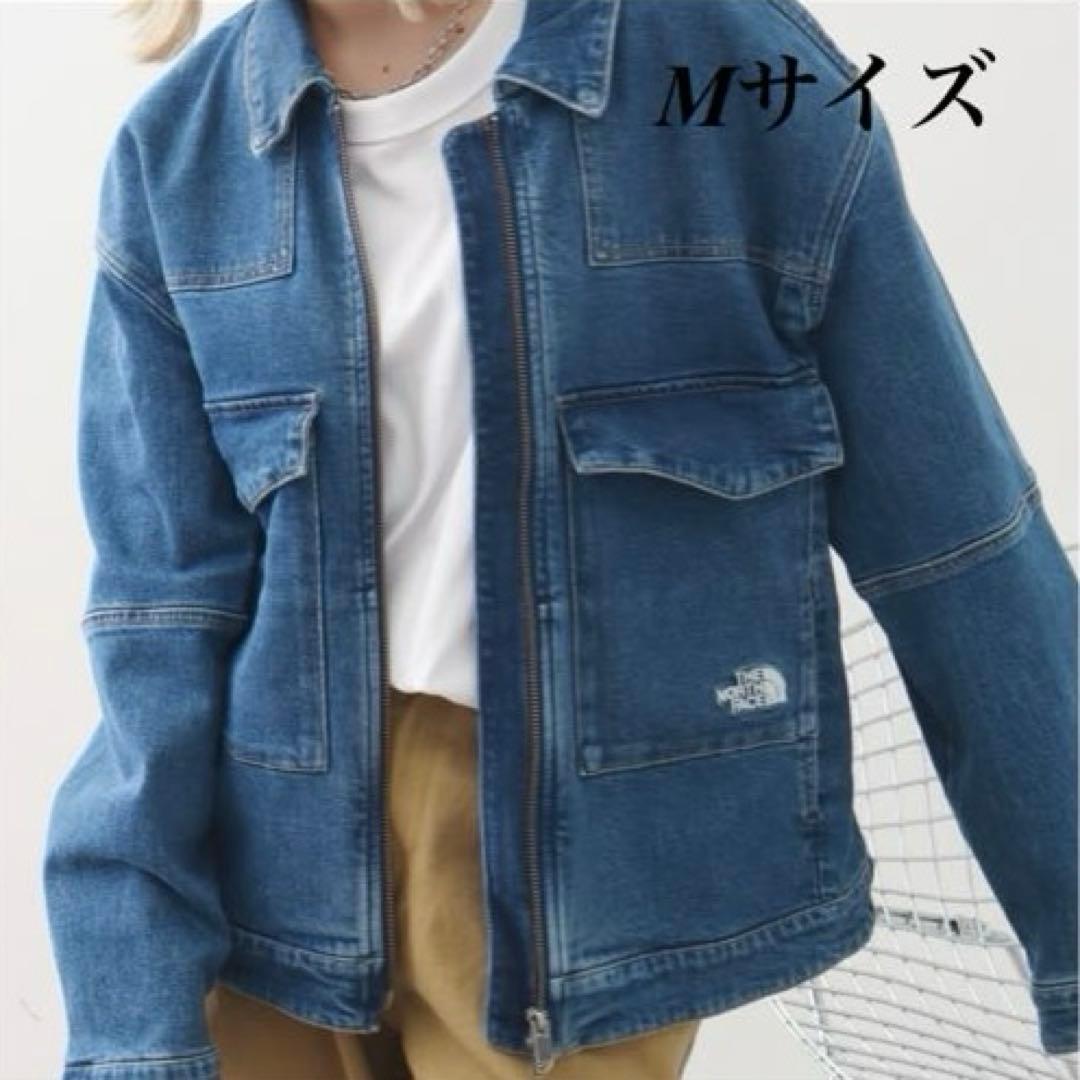 新品未使用　韓国正規品　ノースフェイス　デニム　トラッカー　ジャケット　Mサイズ