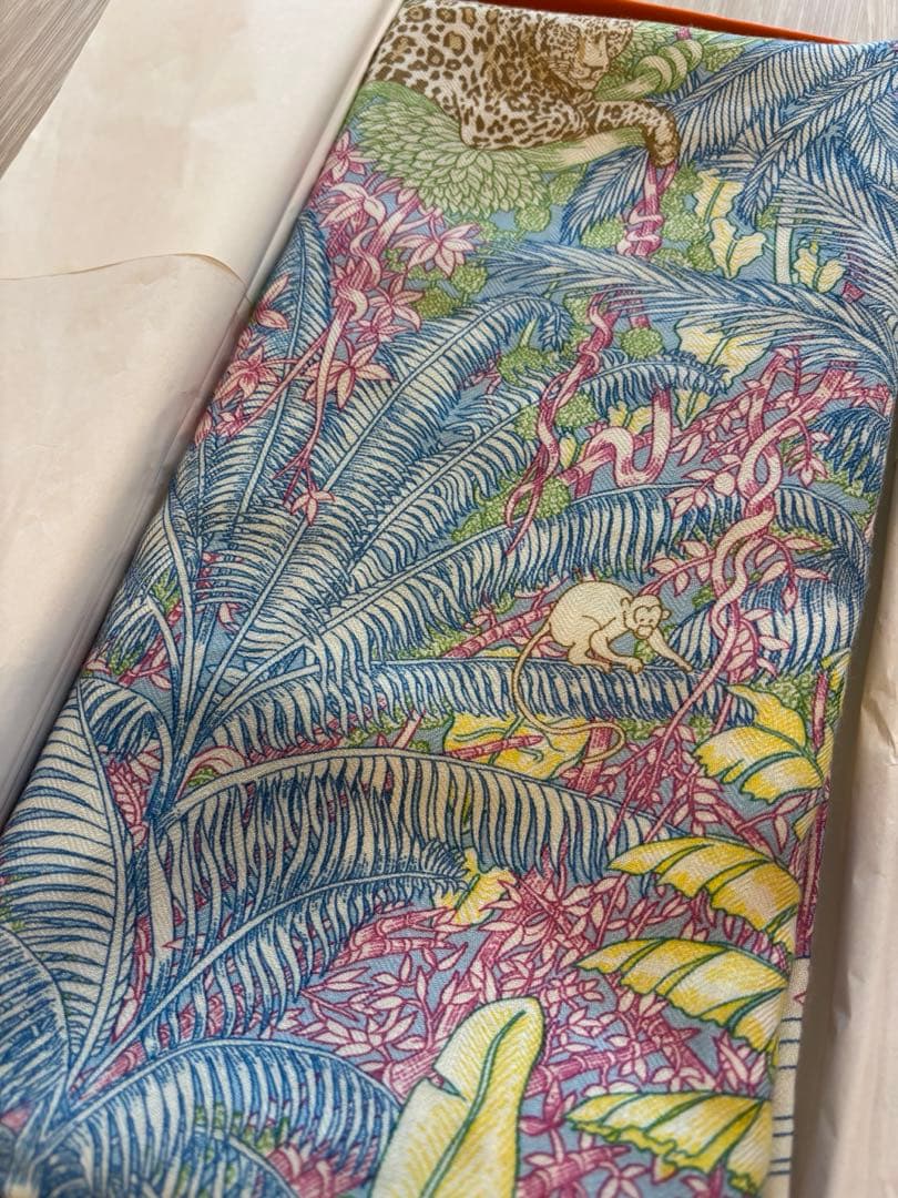 最終値下HERMESエルメスカレ140フォーブルトロピカルカシシル