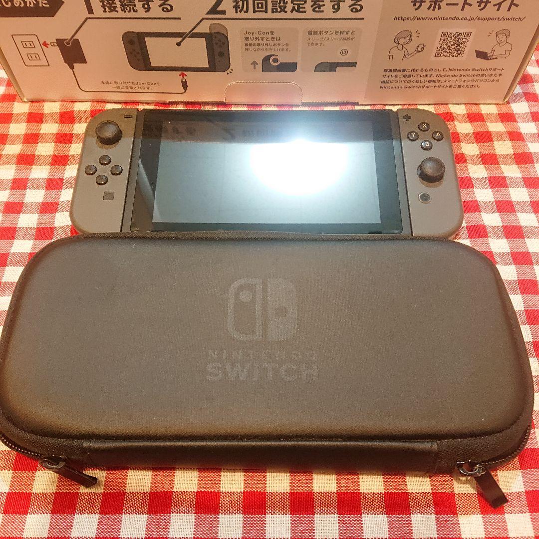 HAC-001 ポーチ保護シート付きSwitch 本体 グレー