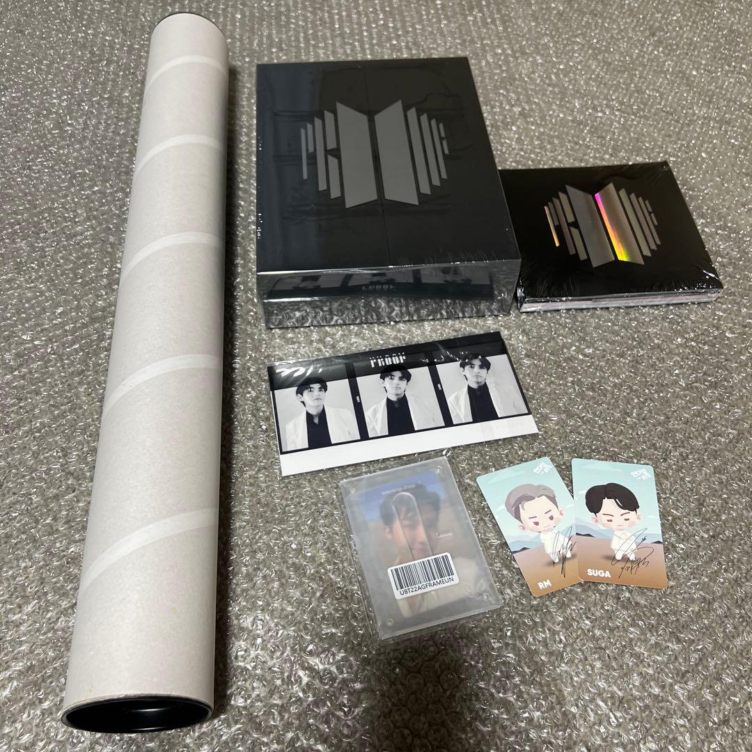 BTS proof weverse 2形態 特典3カットフォト V トレカホソク