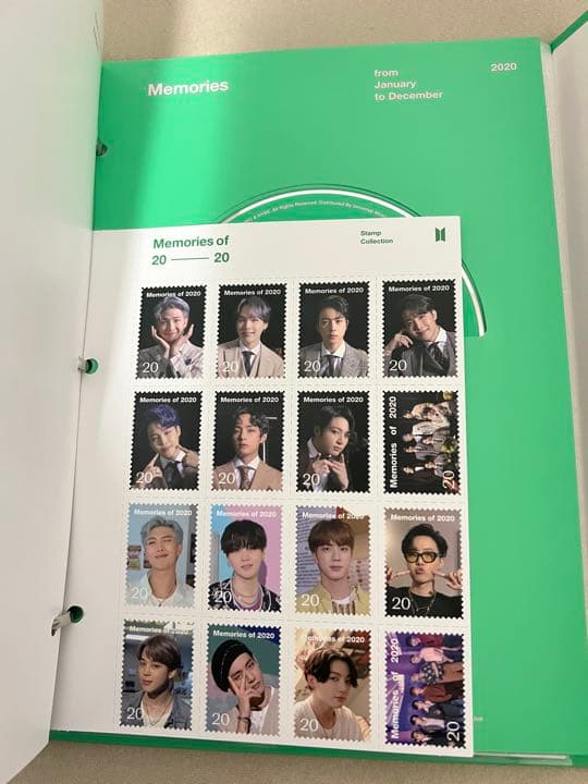 BTS Memories of 2020 DVD テテトレカ付