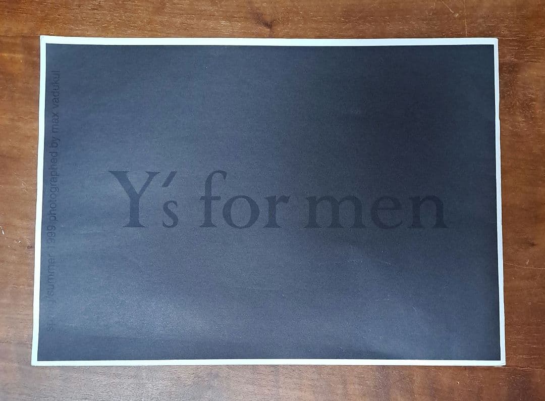 ワイズ / Y's for men 春夏 1999 Lookbook