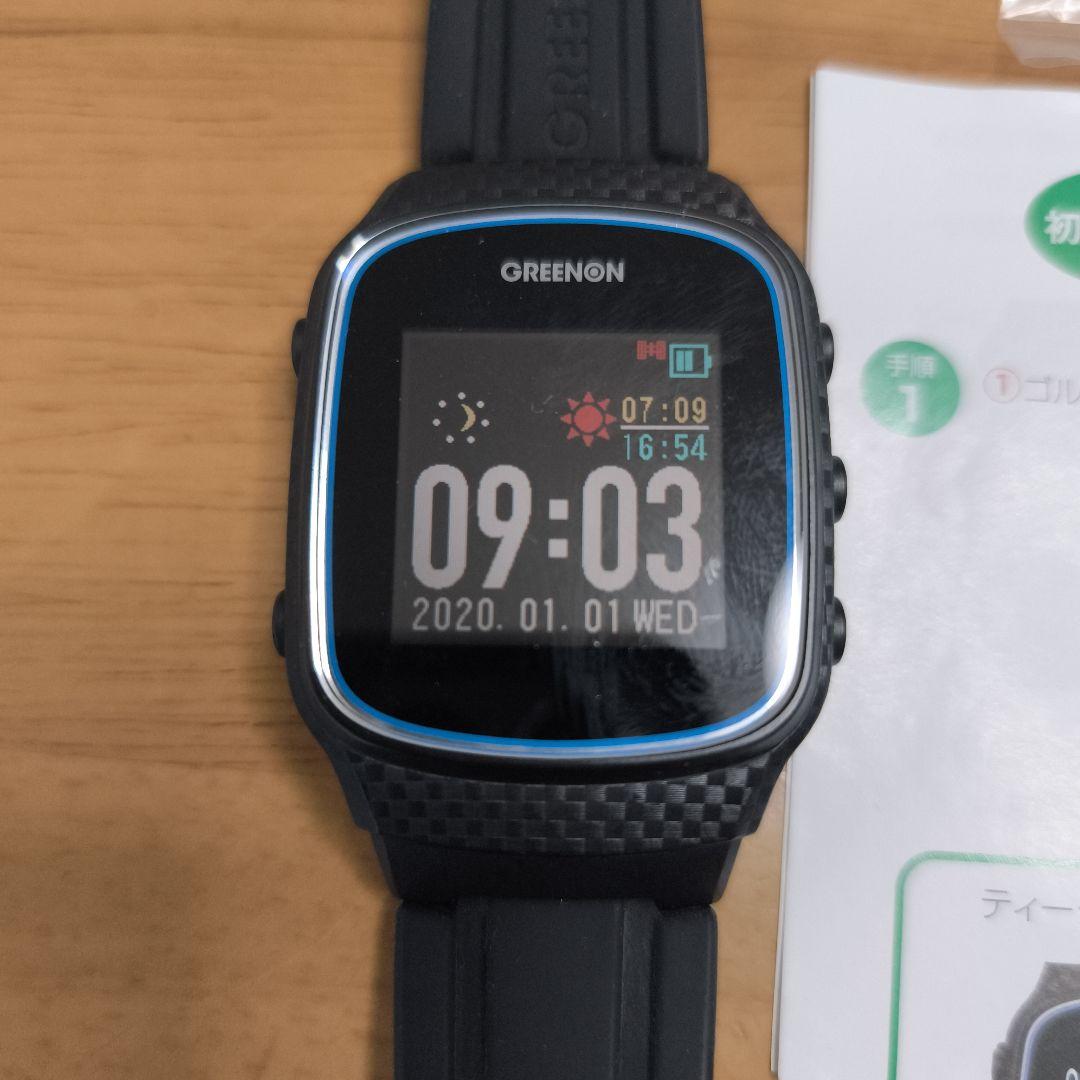 ゴルフ用GPS GOLF WATCH NORM II ブラック