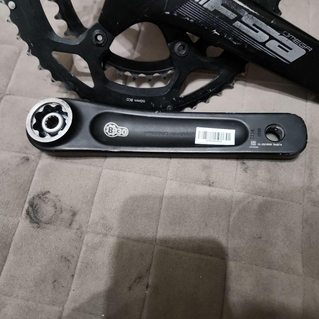 FSA ブラック クランクセット　FSA オメガ　BB30