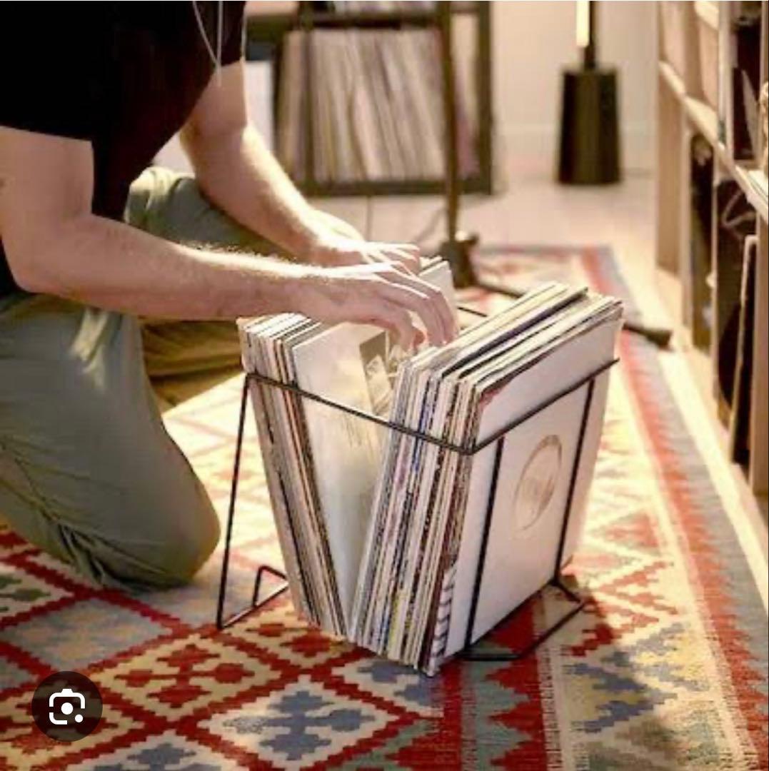 IKEA OBEGRÄNSAD イケア レコードスタンド ラック 収納