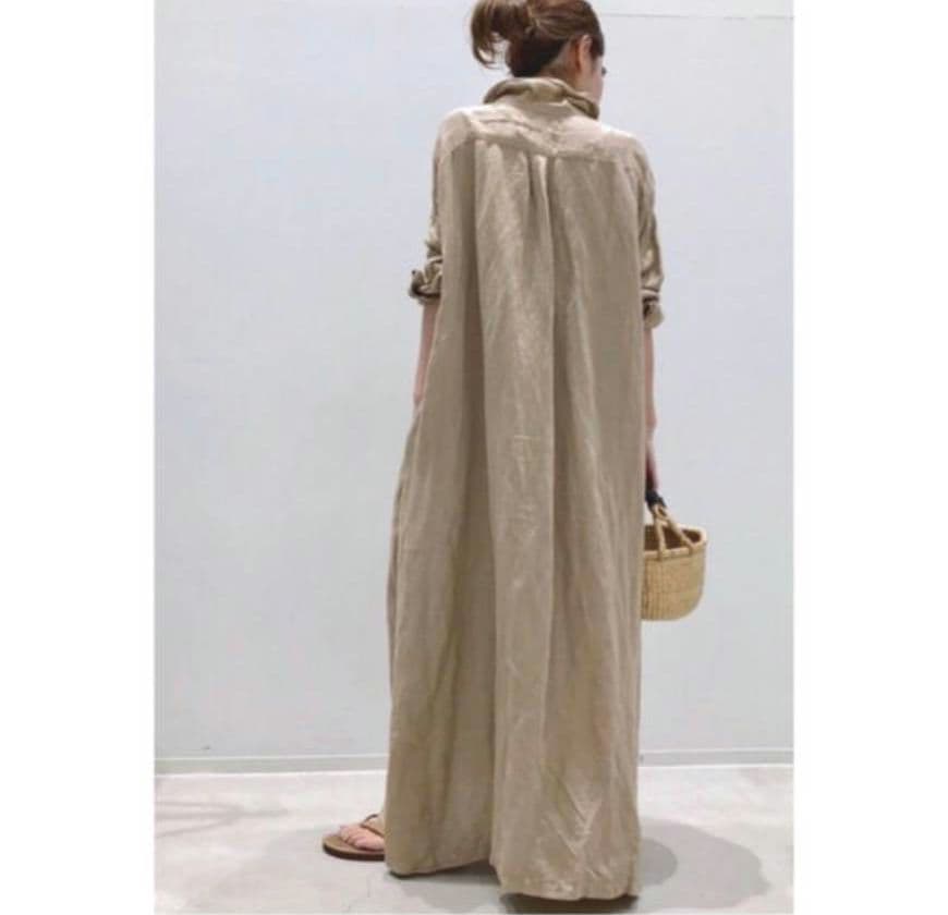 レミレリーフ アパルトモン別注 マキシシャツワンピース