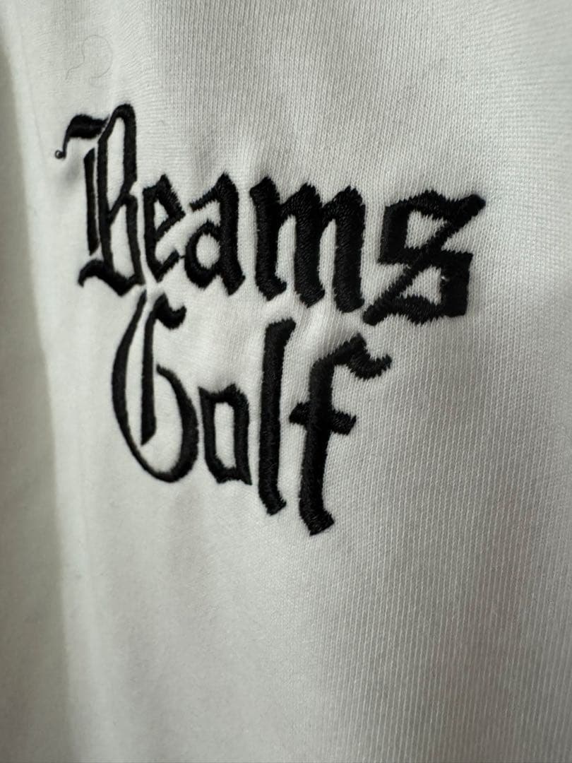 希少　美品　BEAMSGOLF ビームスゴルフ　ロンT 長袖ポロシャツ　総柄
